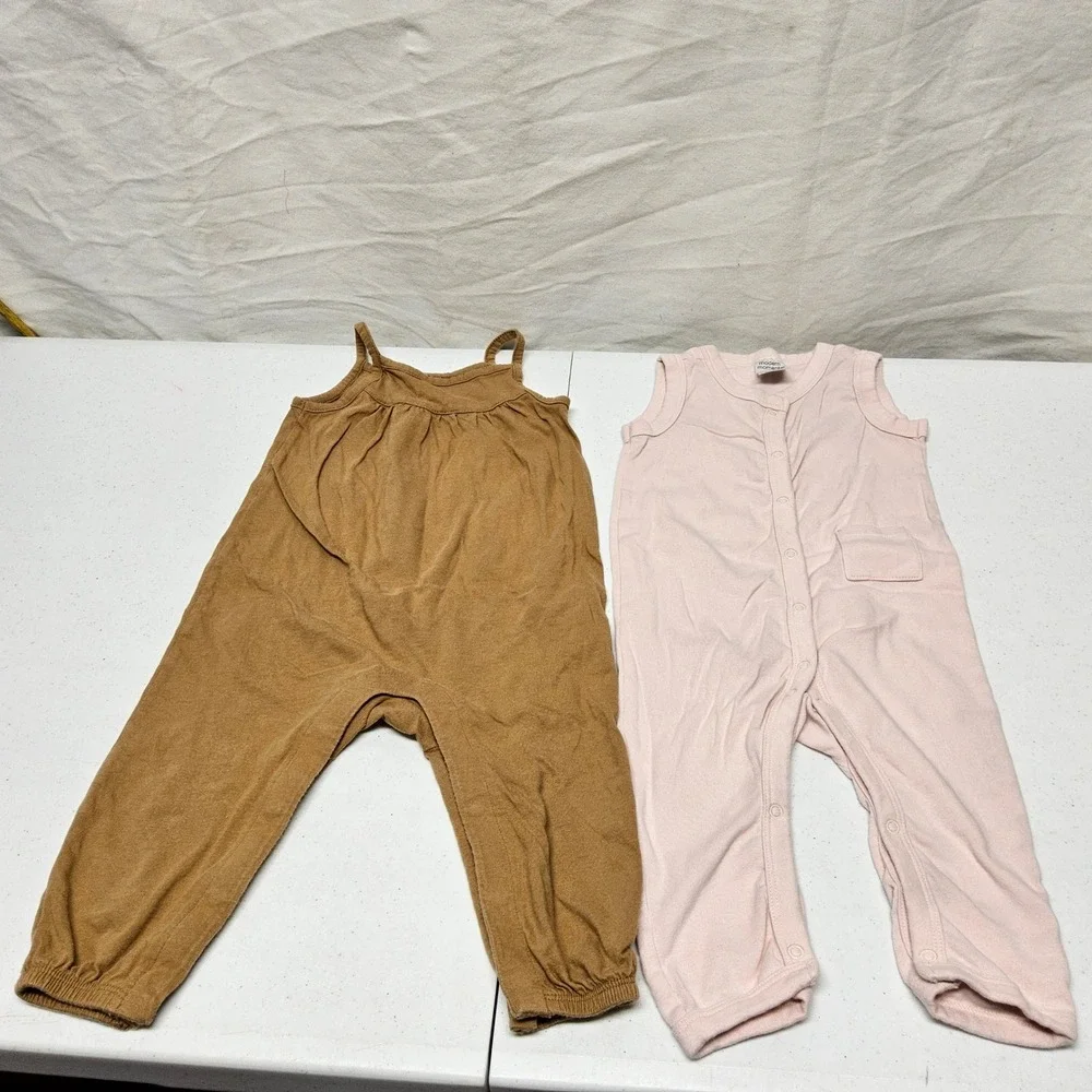 Baby Girl Clothing Bundle 12M - Nordstrom & Old Navy Rompers - 3 Piece Lot